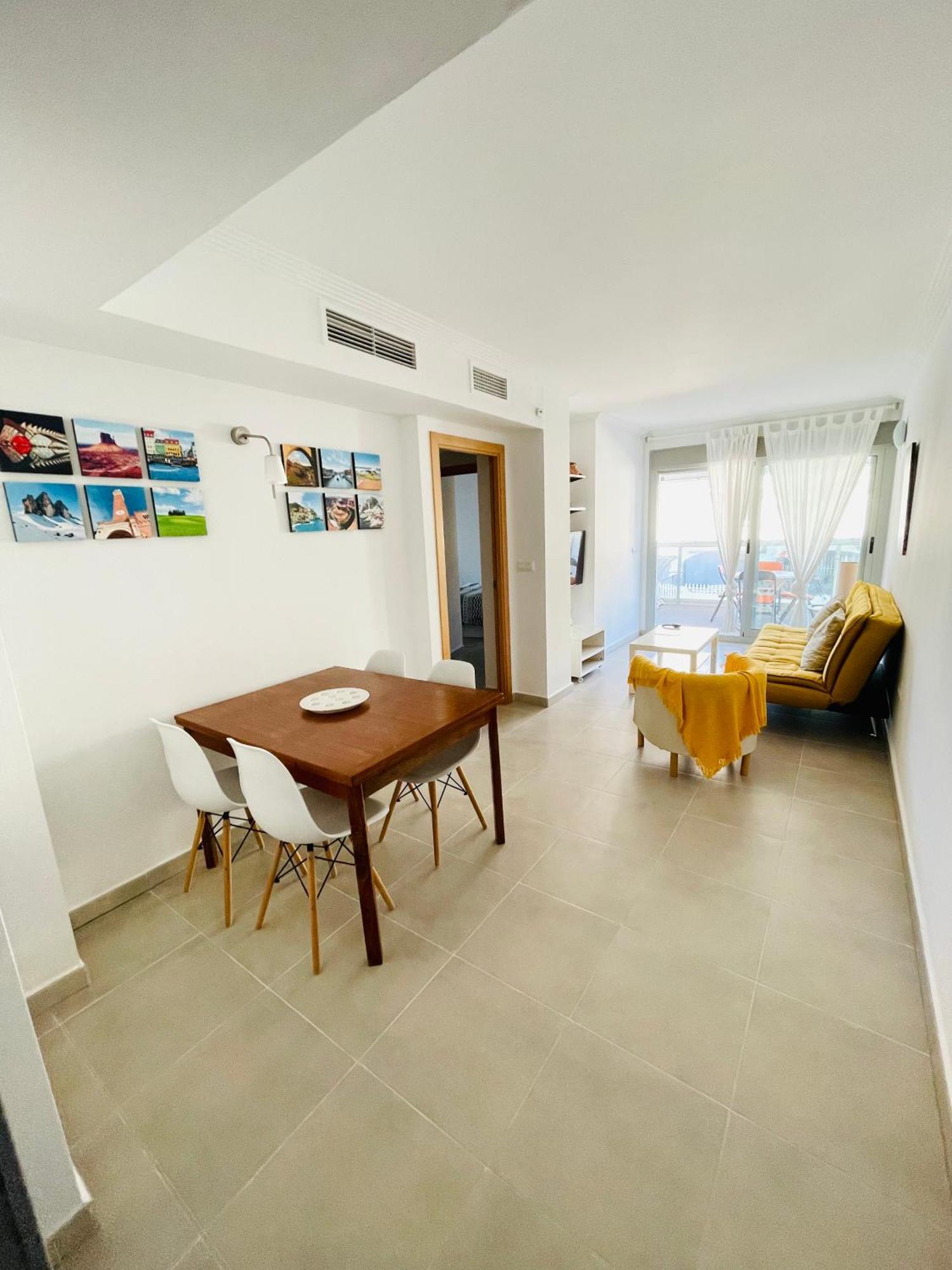 Apartamento En Primera Linea Con Vistas A La Playa Ensenada Del Esparto Del Residencial Vina Del Mar Apartment La Manga del Mar Menor Luaran gambar