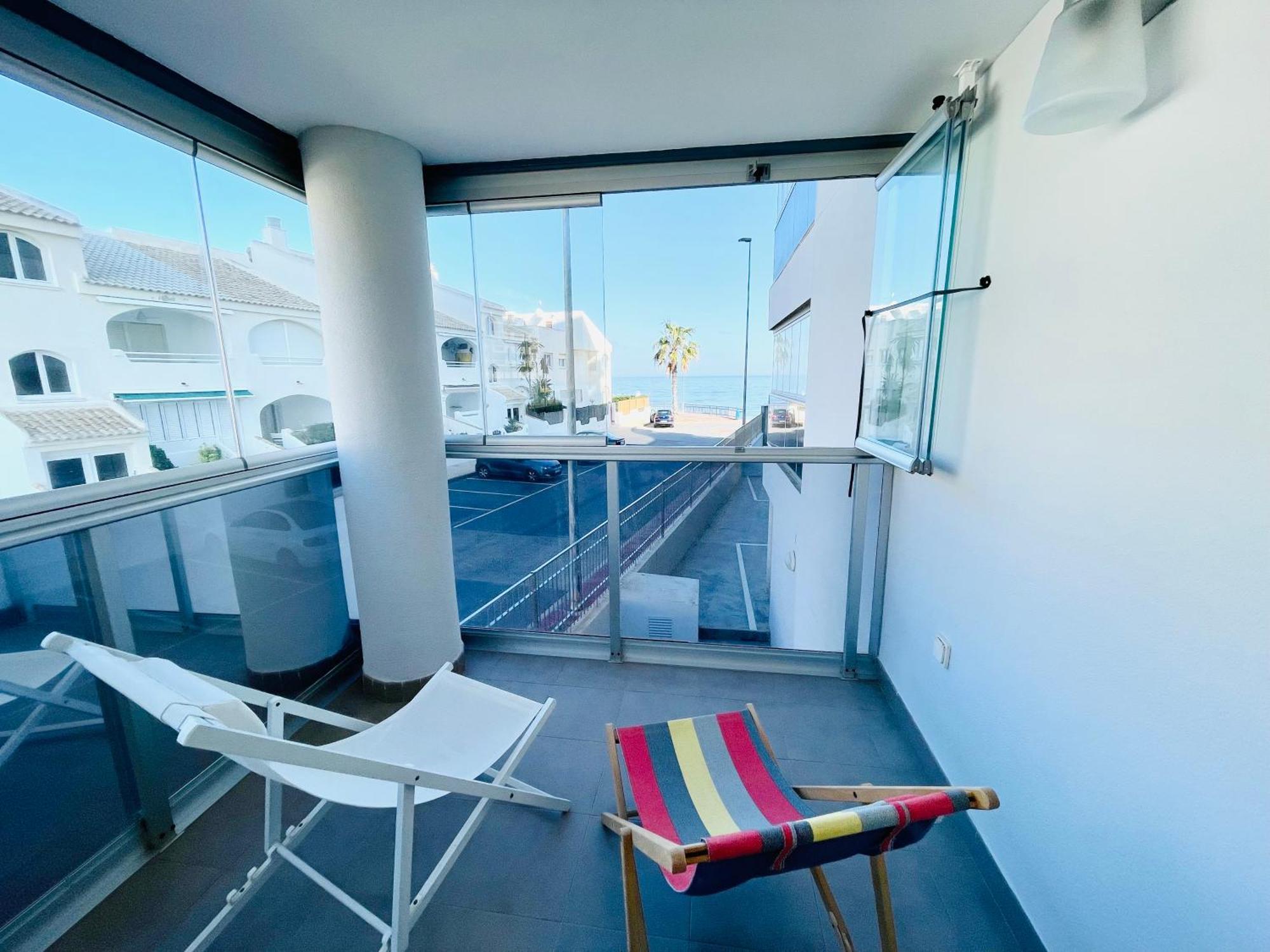 Apartamento En Primera Linea Con Vistas A La Playa Ensenada Del Esparto Del Residencial Vina Del Mar Apartment La Manga del Mar Menor Luaran gambar