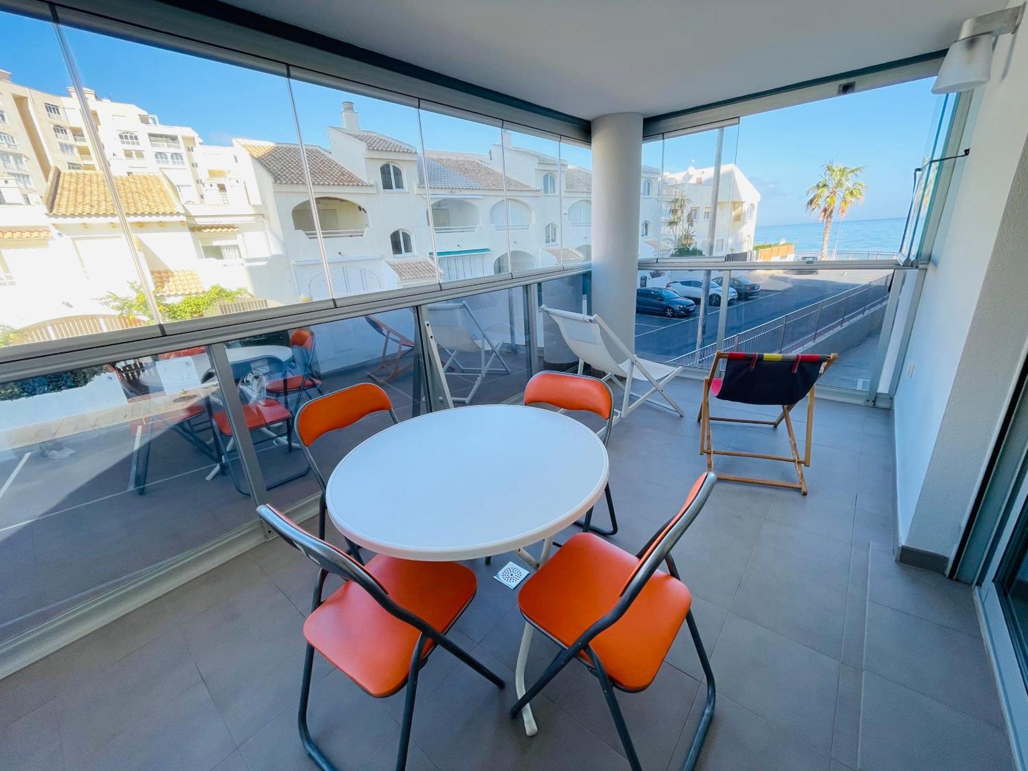 Apartamento En Primera Linea Con Vistas A La Playa Ensenada Del Esparto Del Residencial Vina Del Mar Apartment La Manga del Mar Menor Luaran gambar