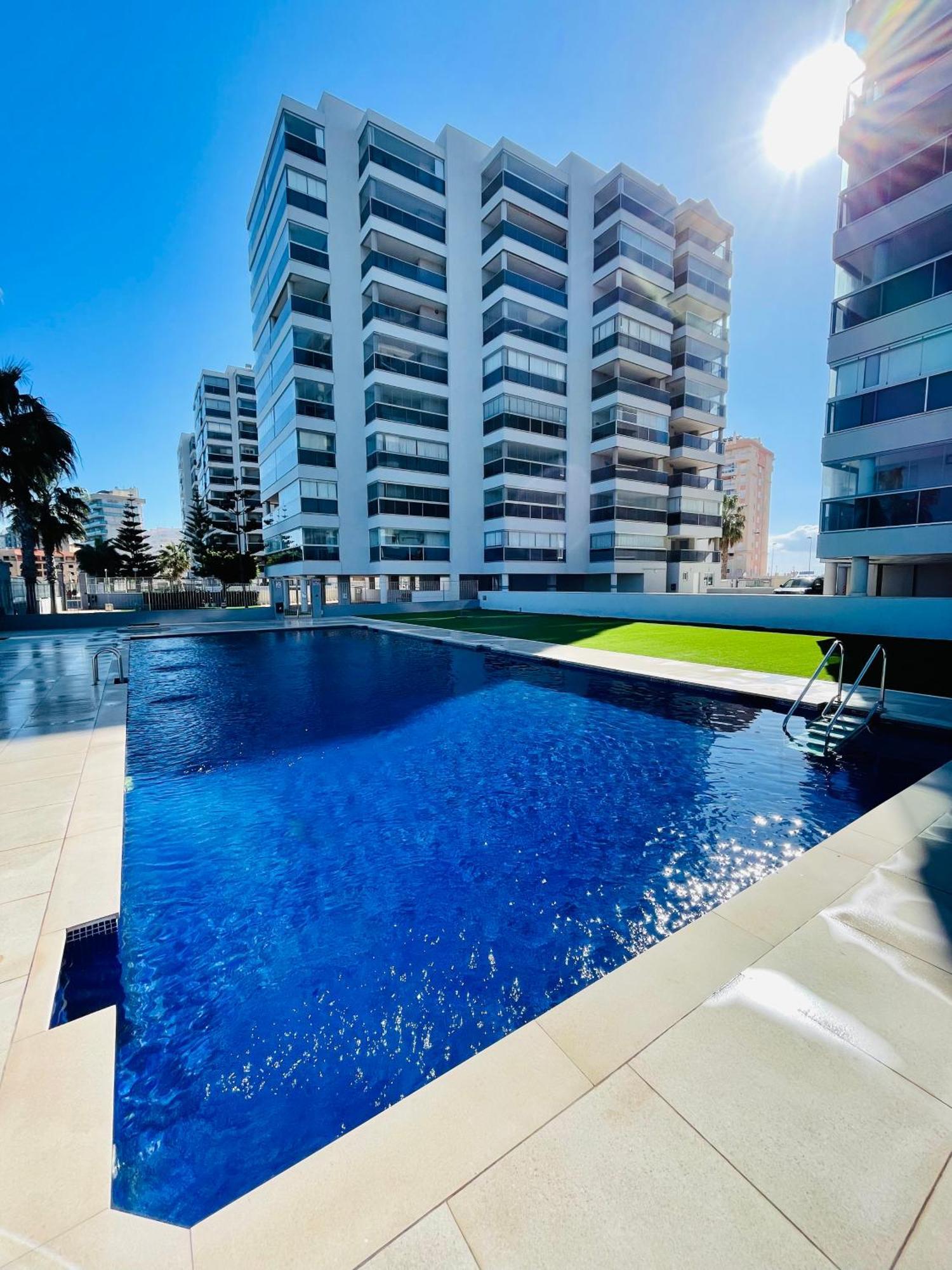 Apartamento En Primera Linea Con Vistas A La Playa Ensenada Del Esparto Del Residencial Vina Del Mar Apartment La Manga del Mar Menor Luaran gambar