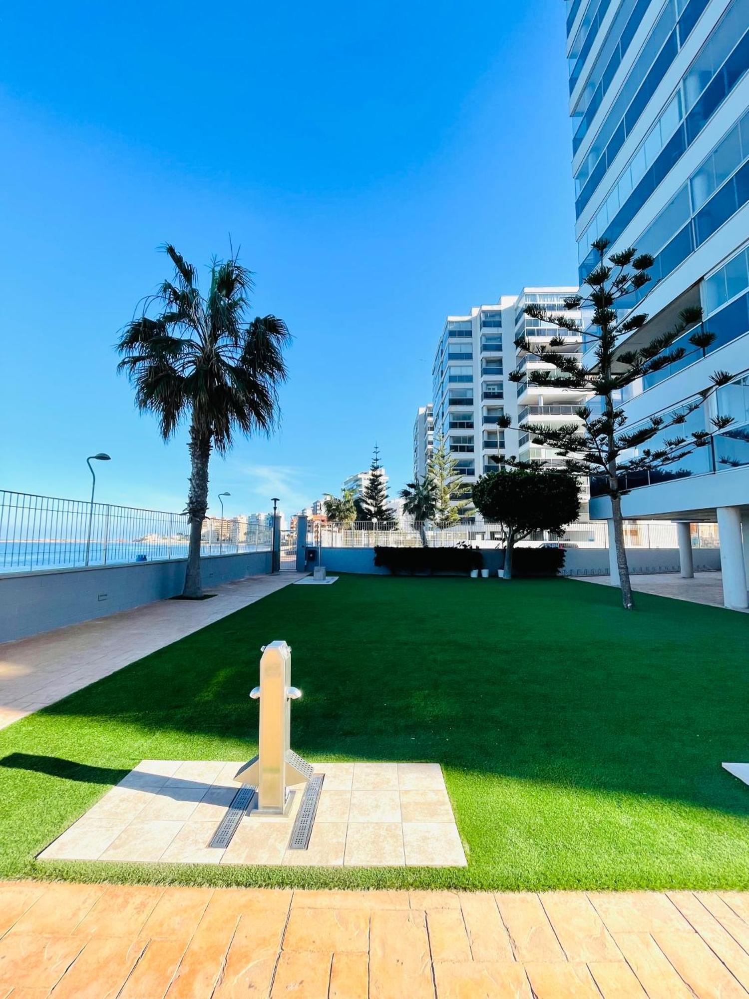 Apartamento En Primera Linea Con Vistas A La Playa Ensenada Del Esparto Del Residencial Vina Del Mar Apartment La Manga del Mar Menor Luaran gambar